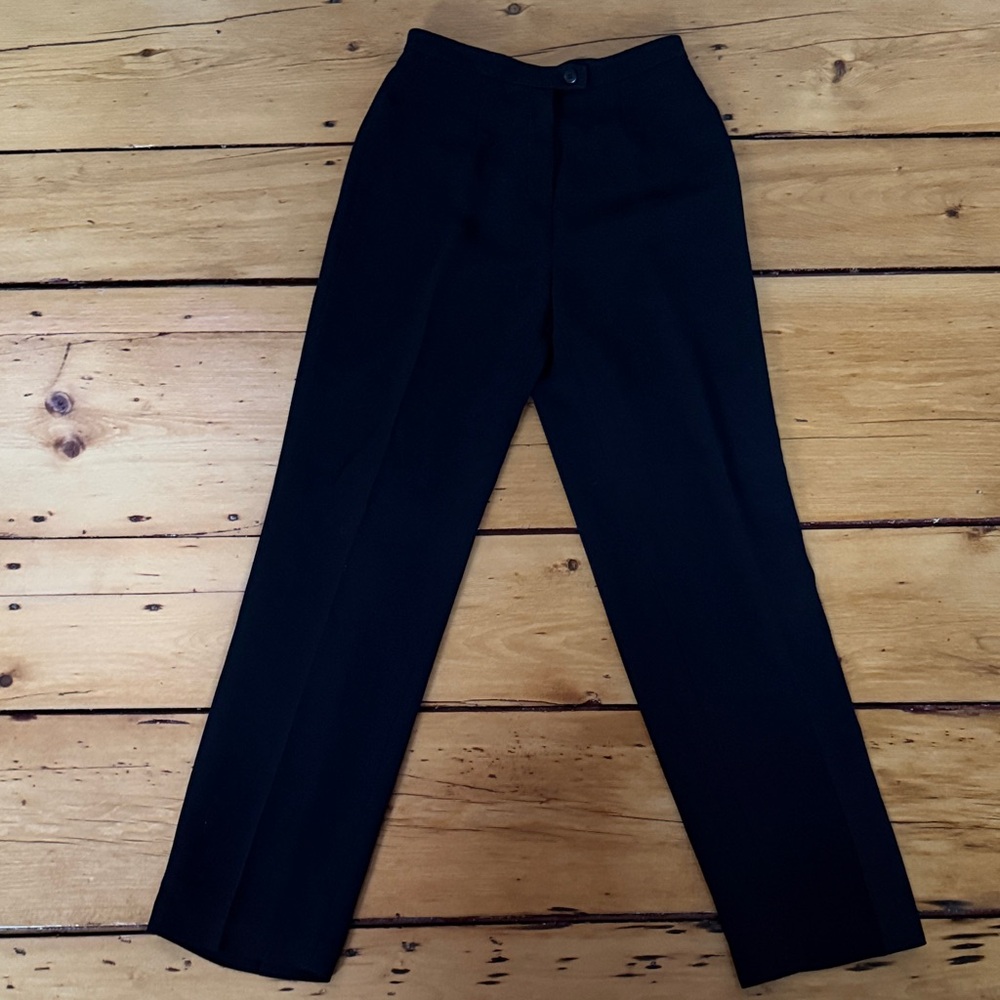 Casual Corner Men's Elegant Black Dress Pants